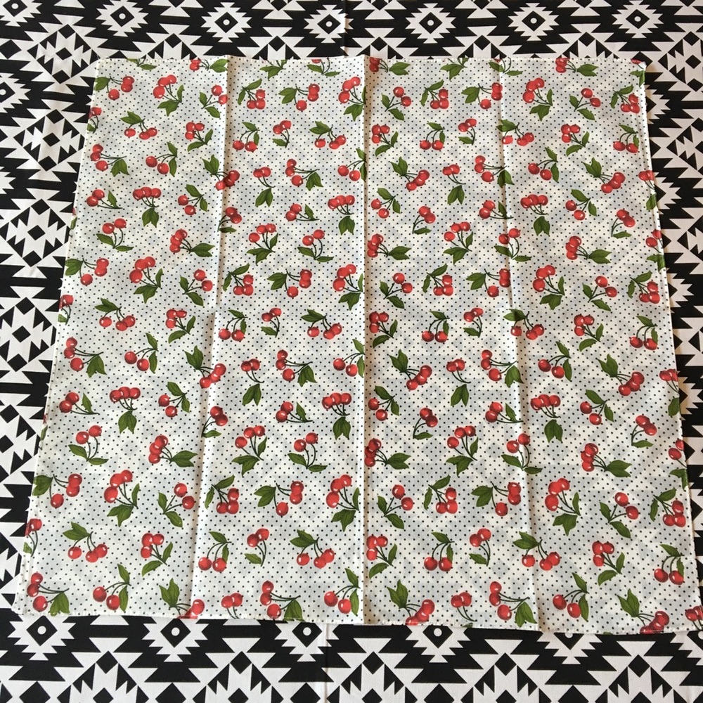 🍒pin up/rockabilly🍒cherries scarf/bandana/mask😷